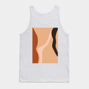 Abstract Earth Tones 3.5 Tank Top